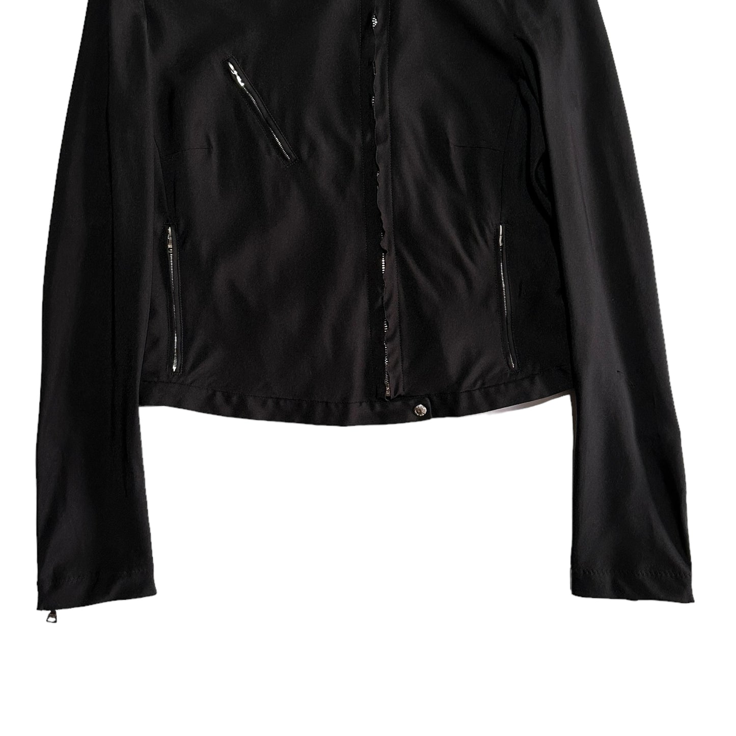 90's Prada Asymmetric Silk Jacket (44)