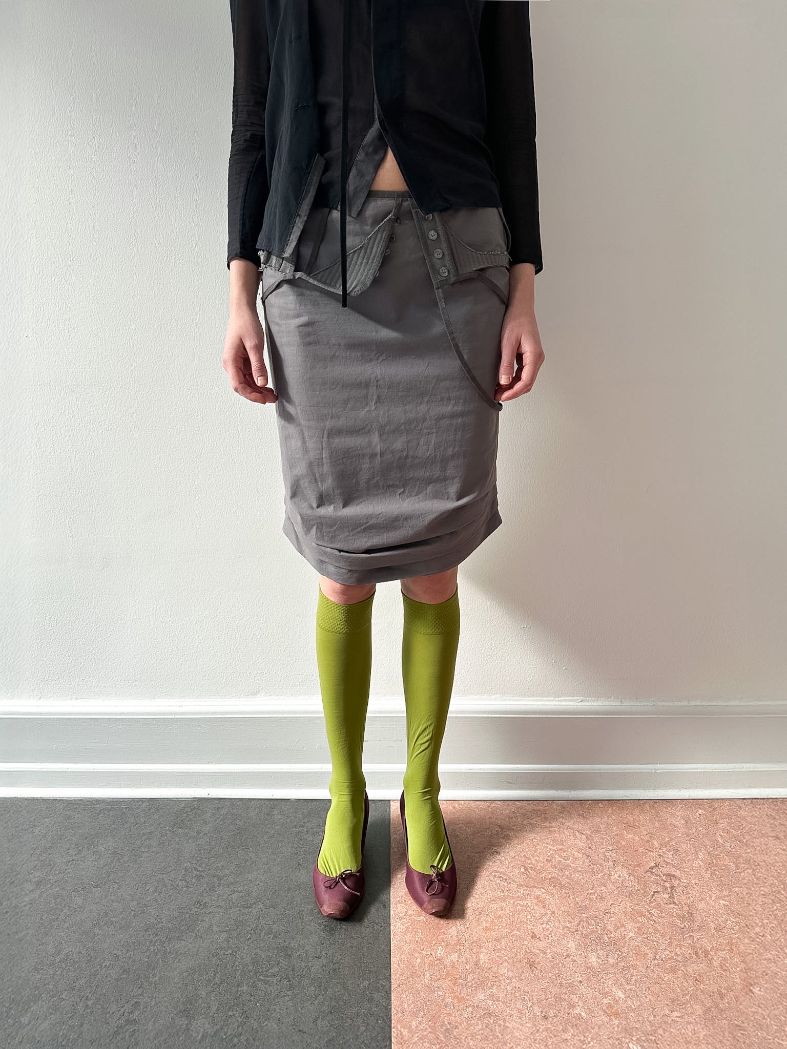 Hussein Chalayan s/s 2002 black top – Bintagged