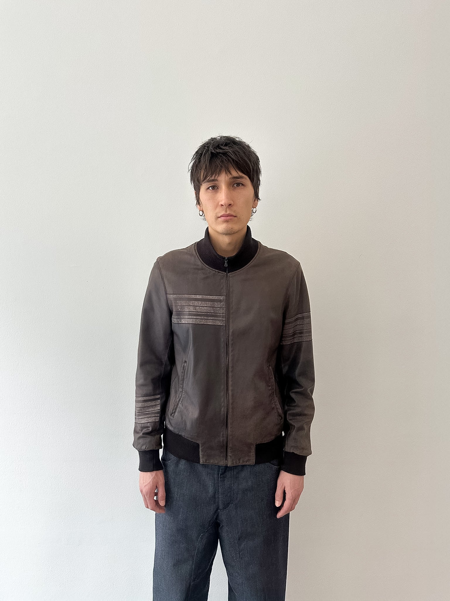 Neil Barrett early 00´s brown leather jacket