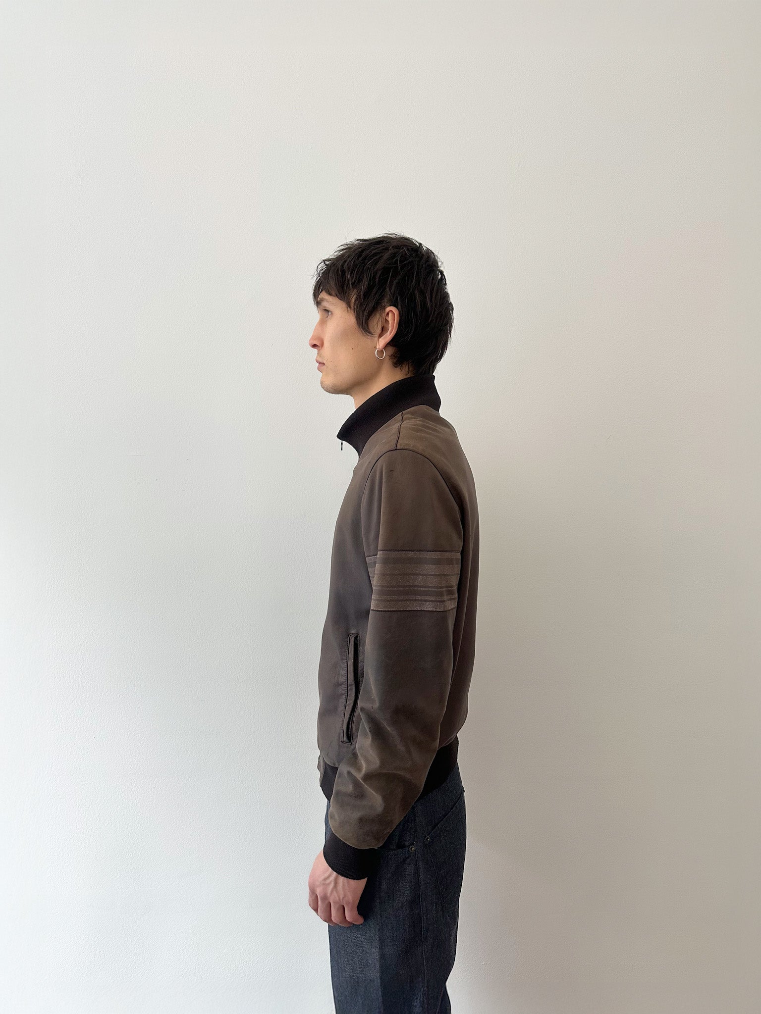 Neil Barrett early 00´s brown leather jacket
