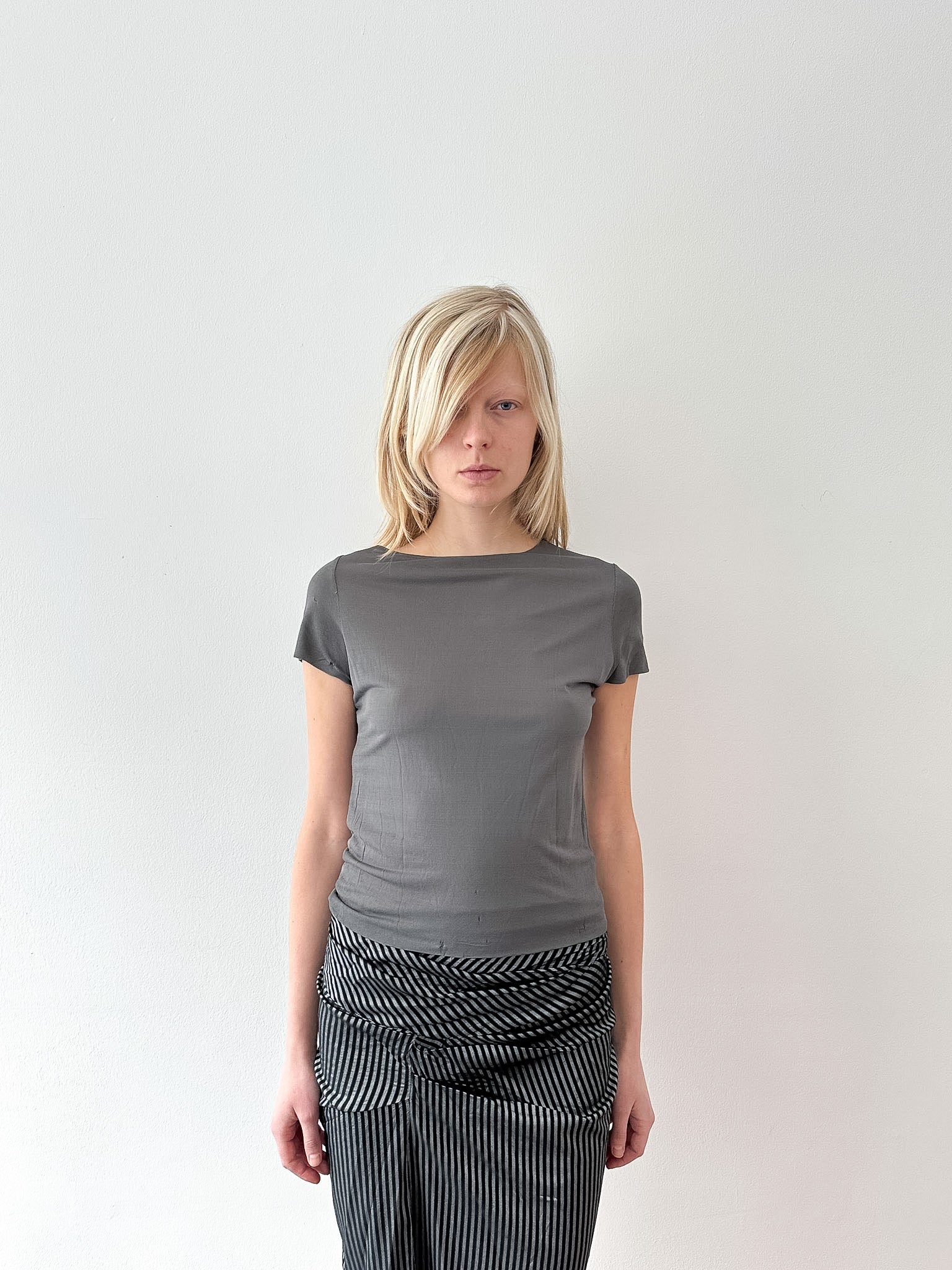 Gucci s/s 1998 grey top