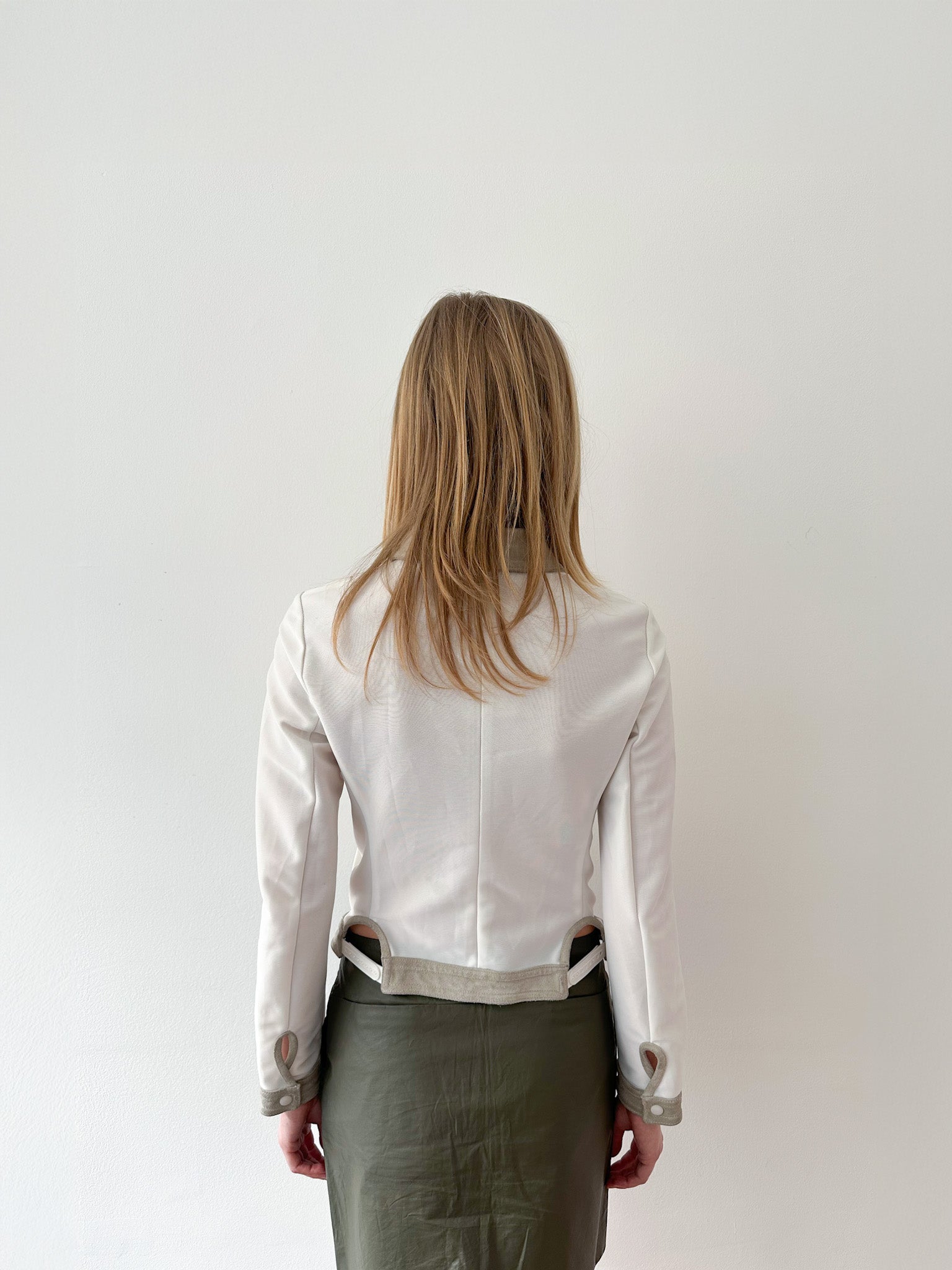 Miu Miu s/s 2000 white jacket