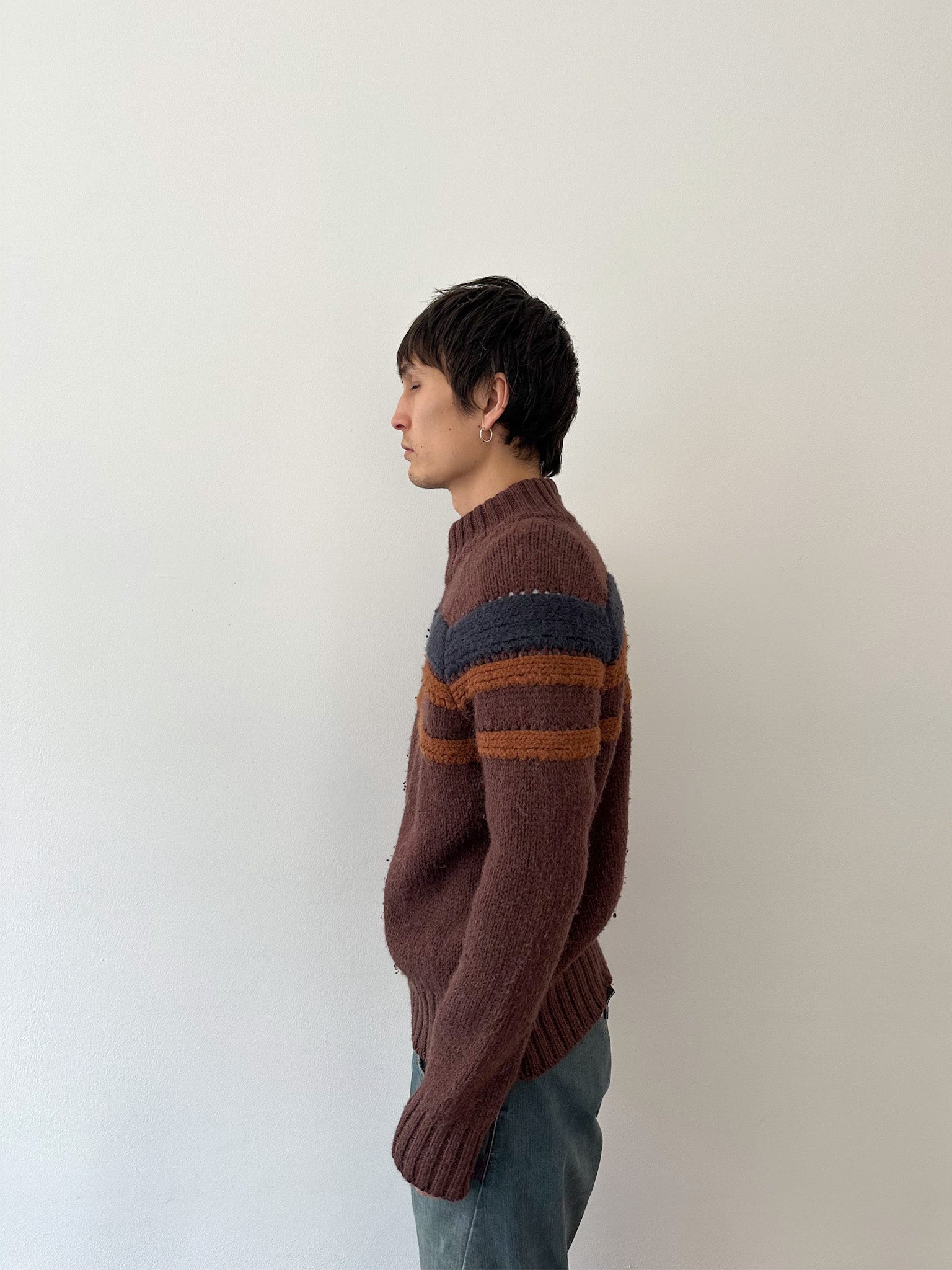 Dirk Bikkembergs early 00´s brown cardigan jacket