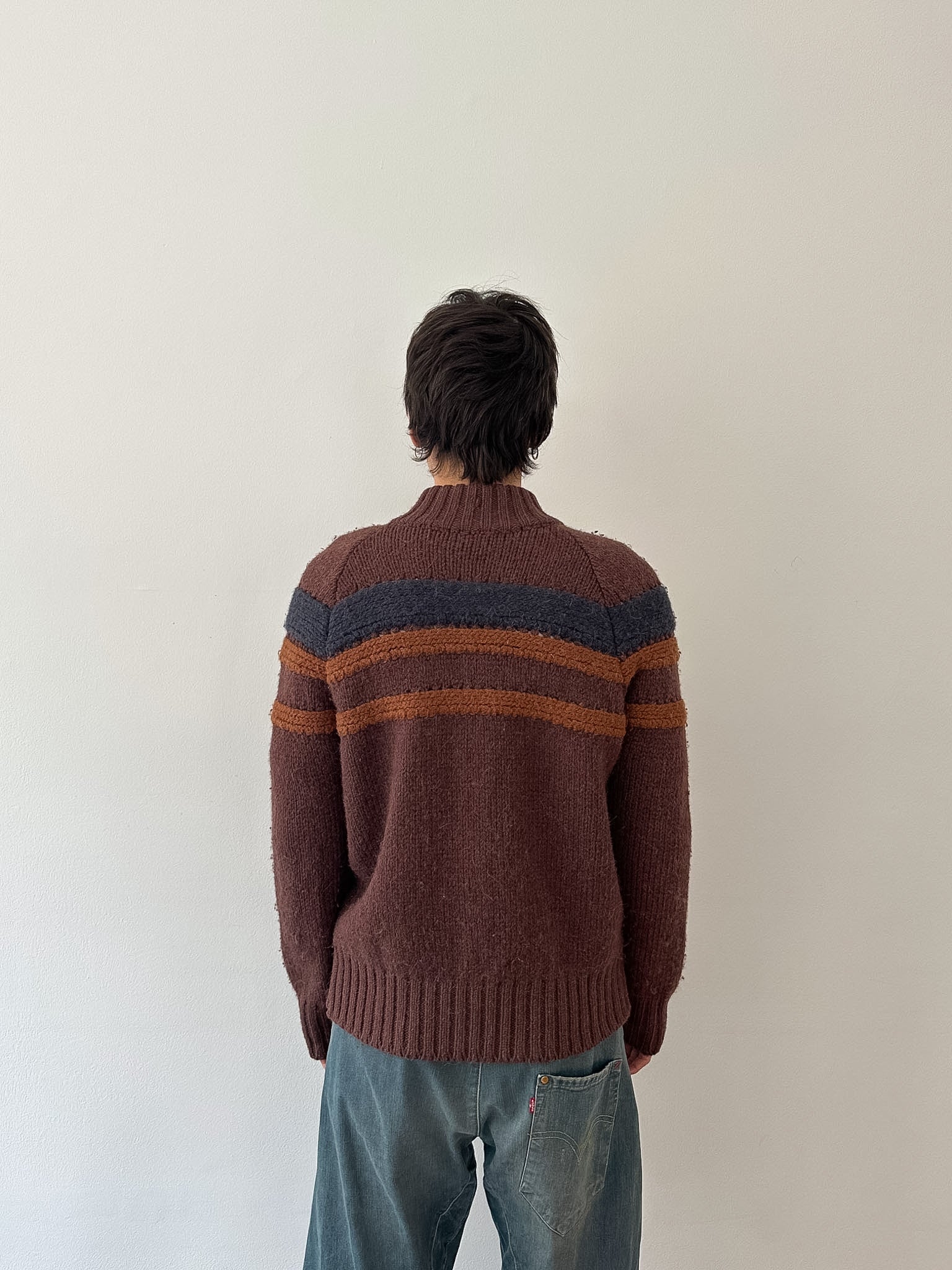 Dirk Bikkembergs early 00´s brown cardigan jacket