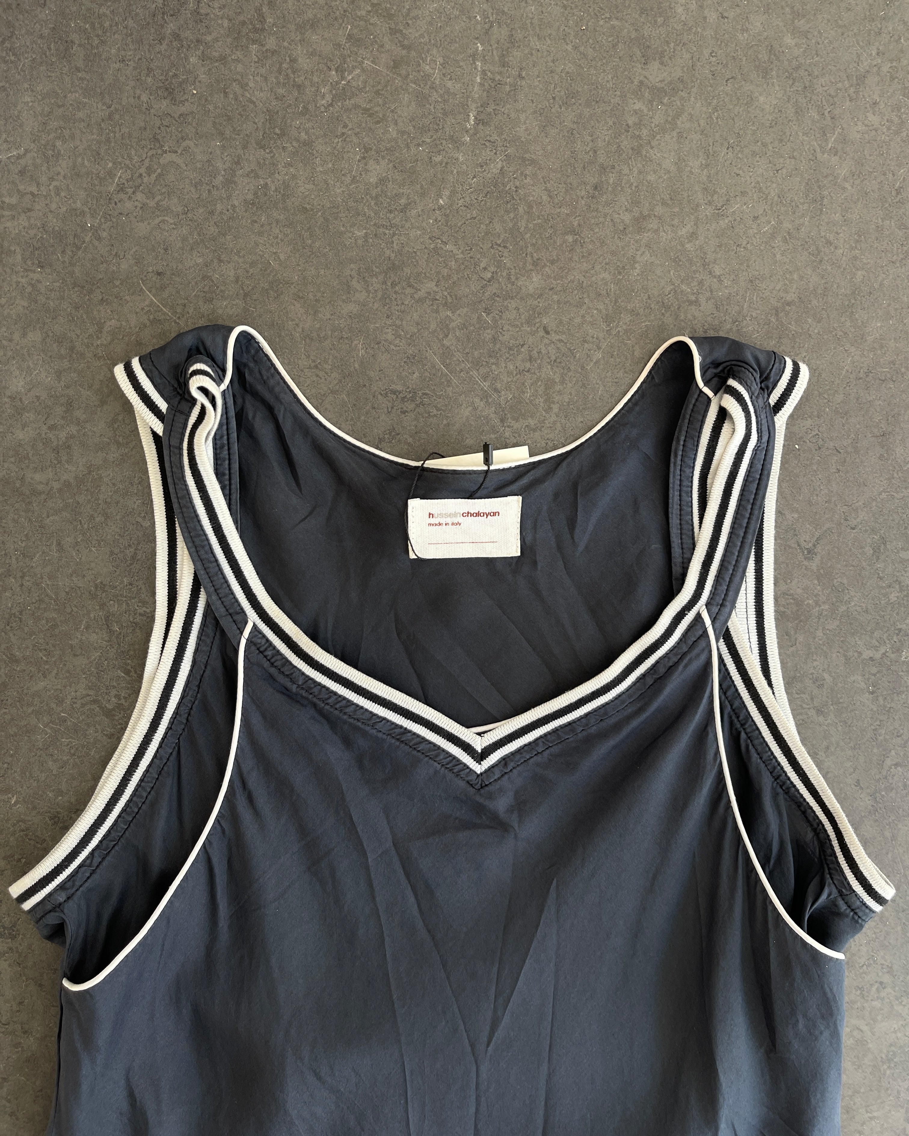 2000's Double Layer Silk Dress (44)