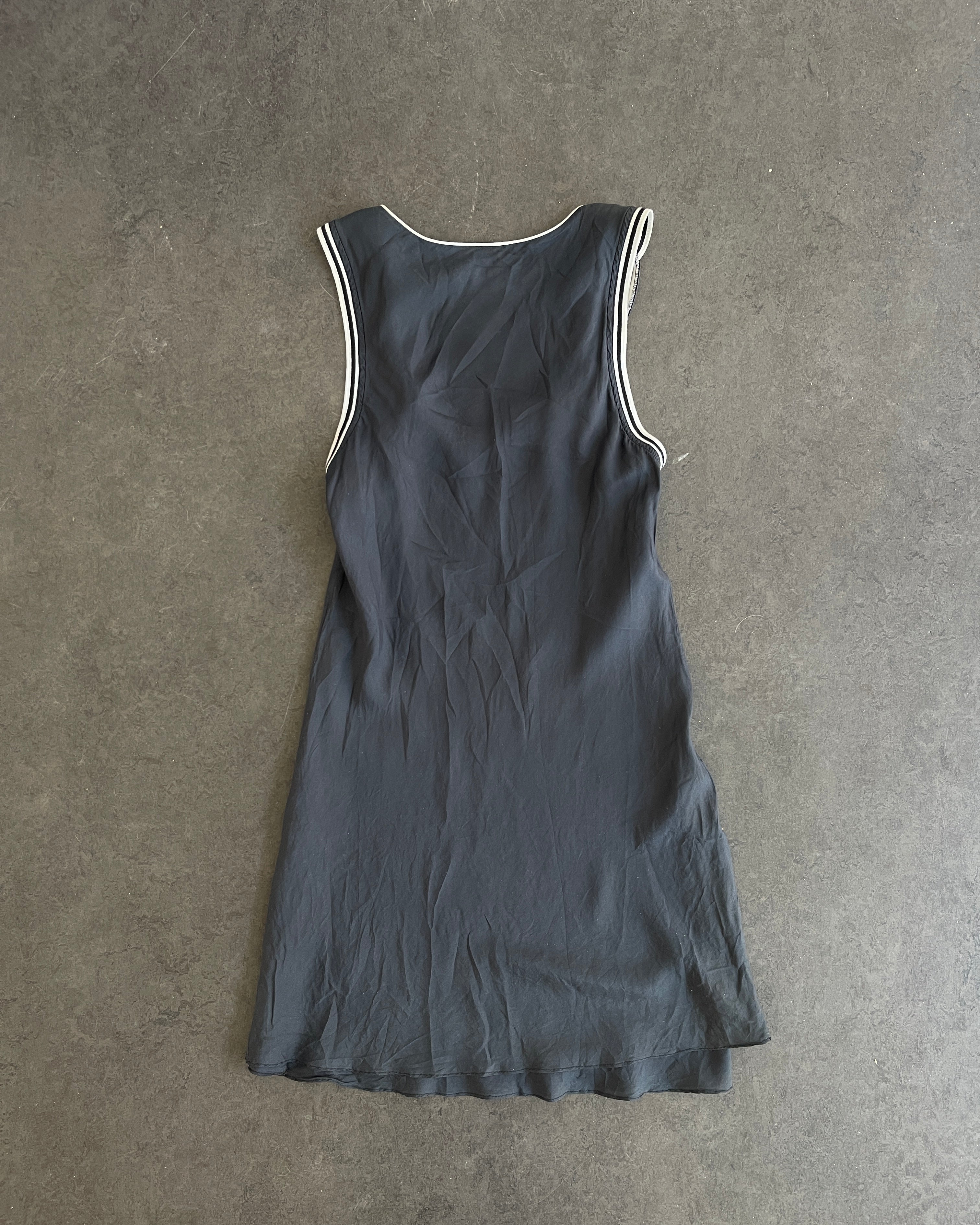2000's Double Layer Silk Dress (44)