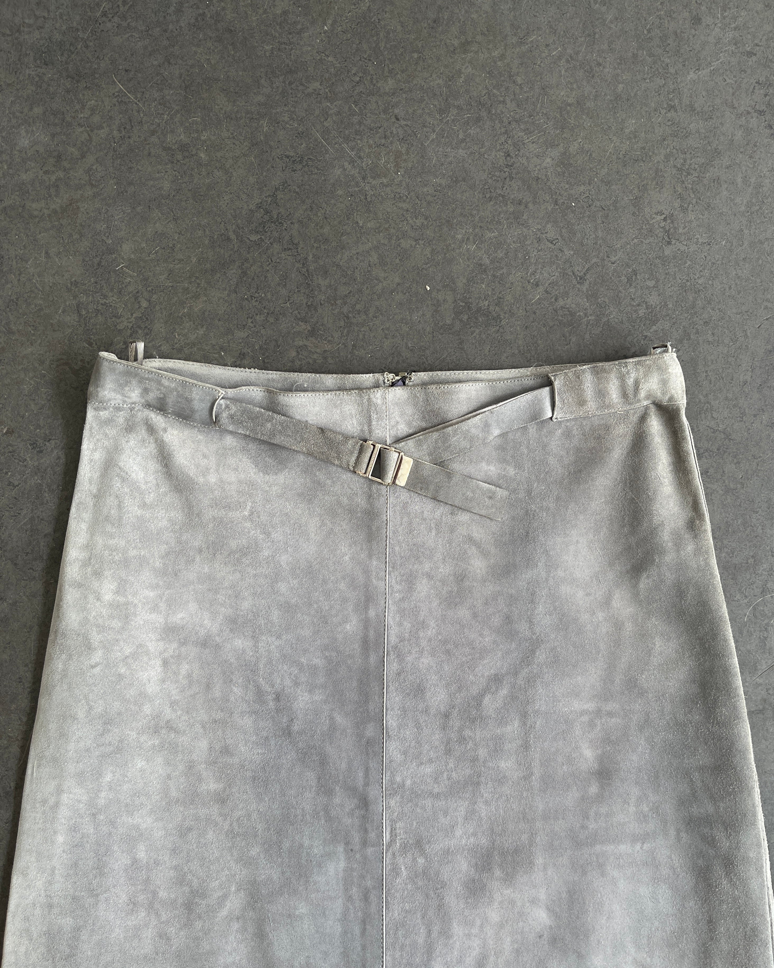 1999 Leather Knee Skirt by Tom Ford (39W)