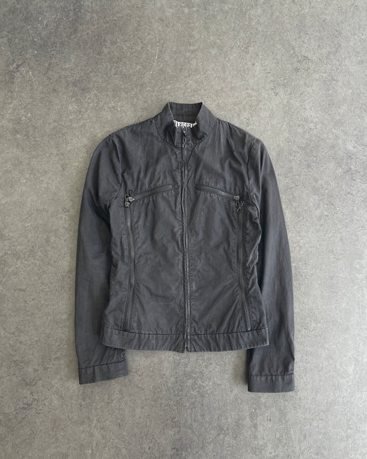 2000's Multi Zipper Cargo Jacket