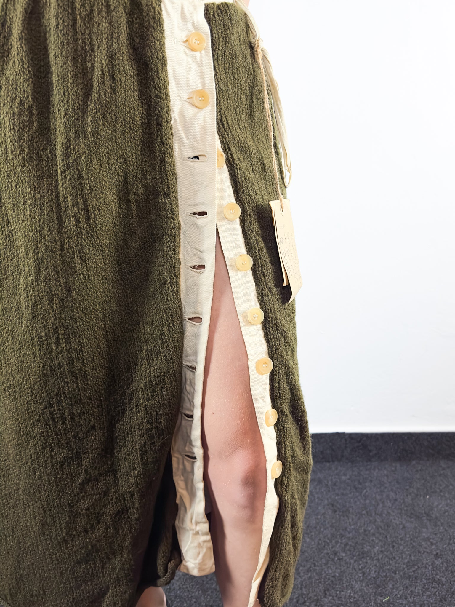 2000's Maxi Wool Skirt (S)