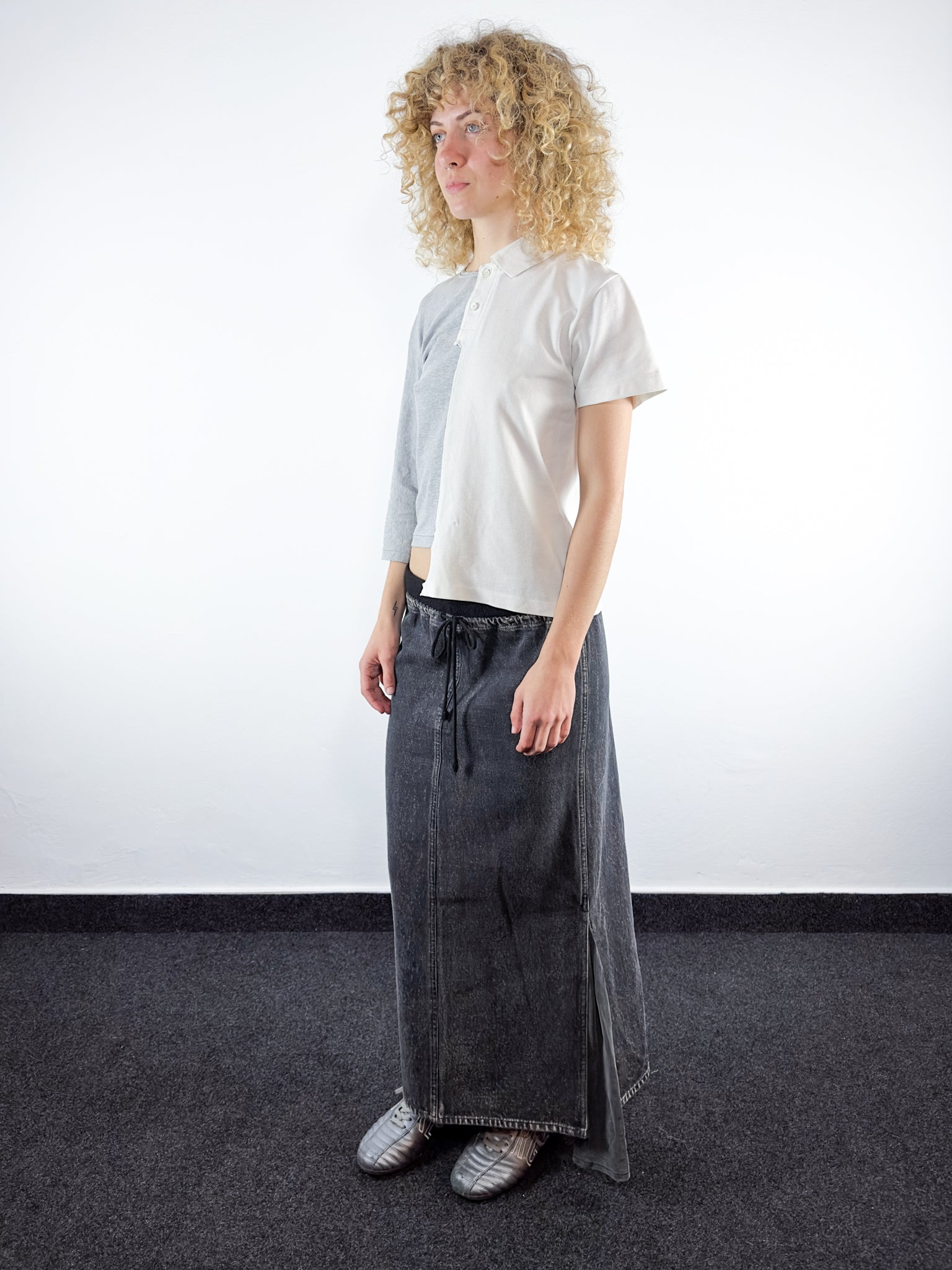 A/W 2002 Maxi Cotton Skirt (S-M)