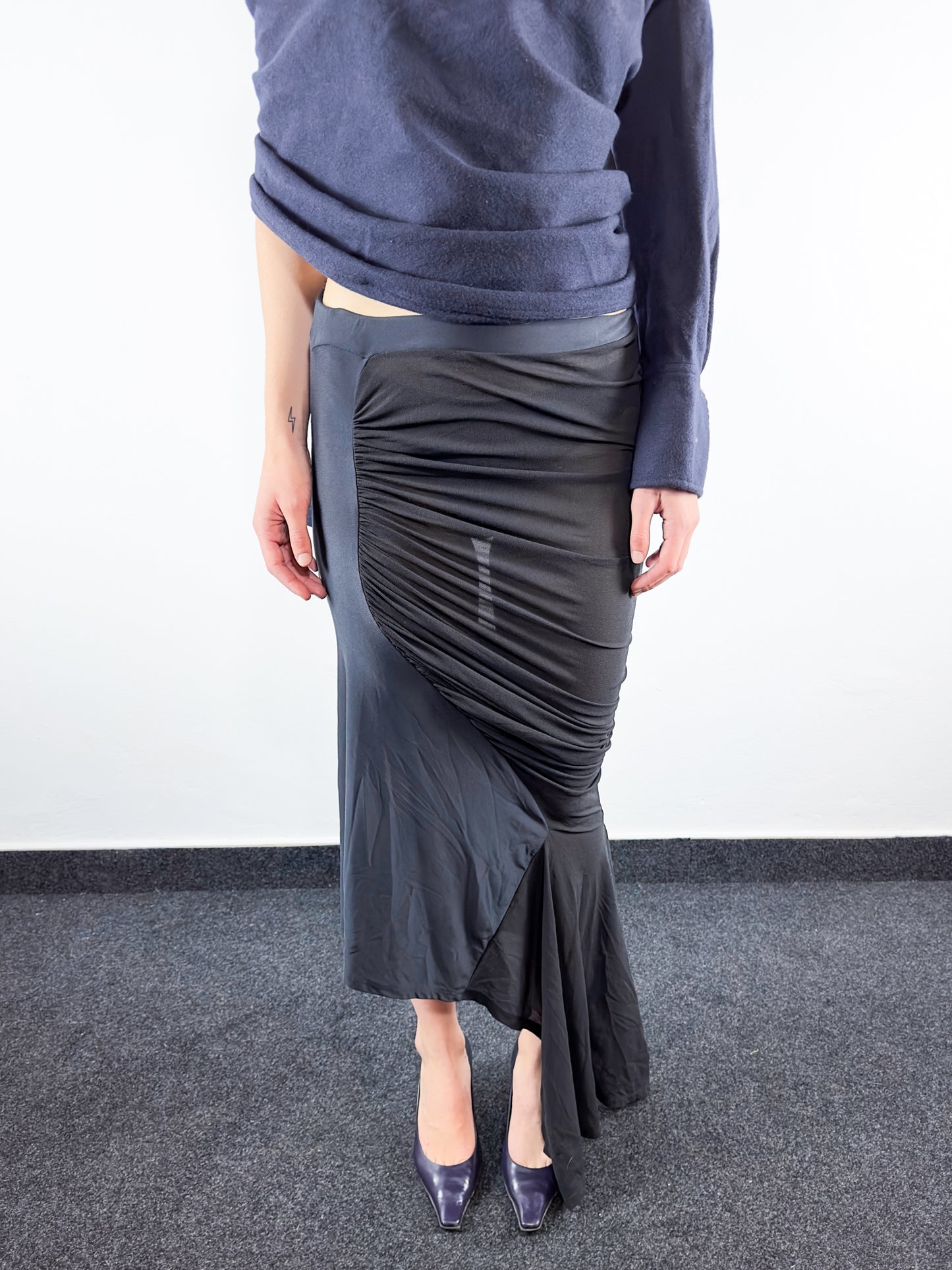 2000's Maxi Pencil Skirt (XS-M)