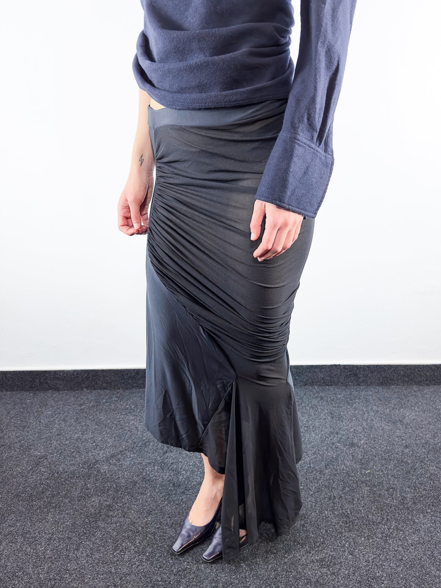 2000's Maxi Pencil Skirt (XS-M)