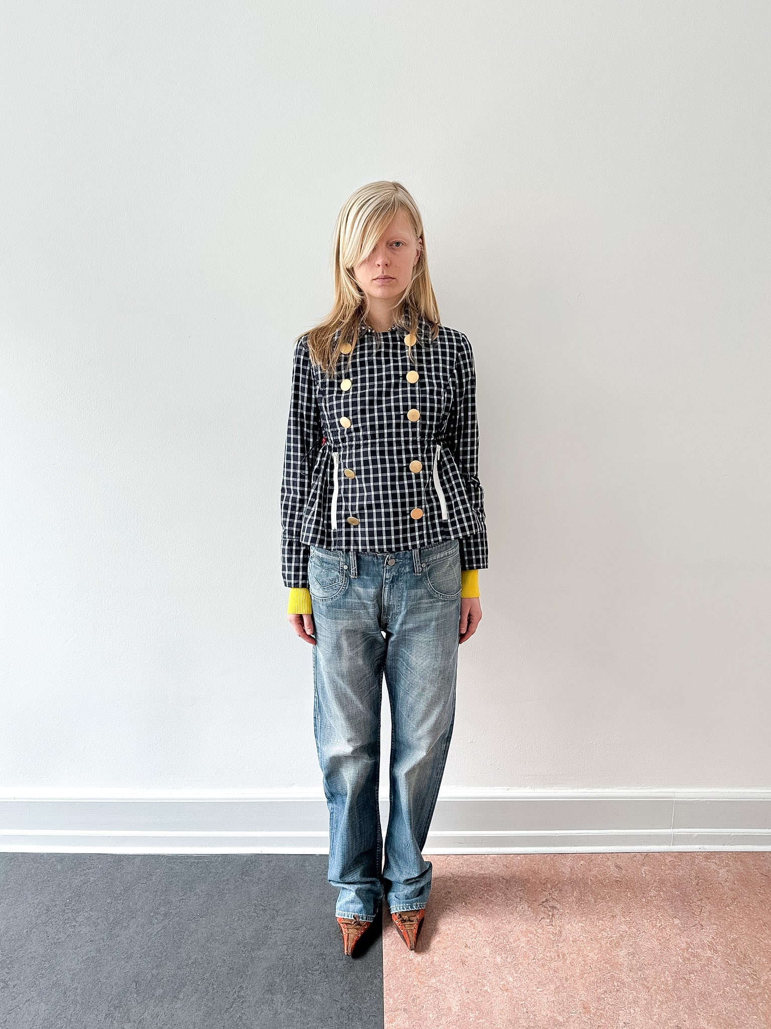 Gaetano Navarra early 00´s checked jacket