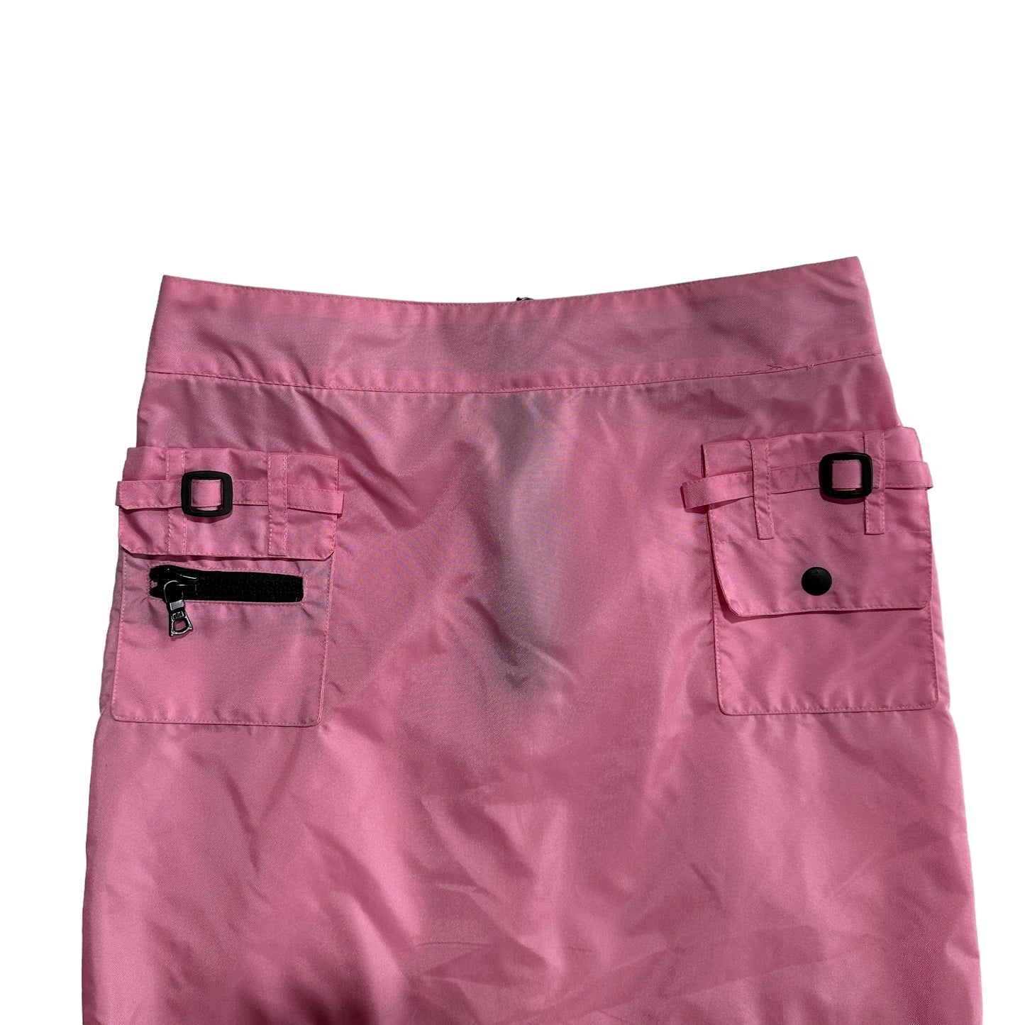 F/W 1999 Miu Miu Mini Pink Cargo Skirt (33W)