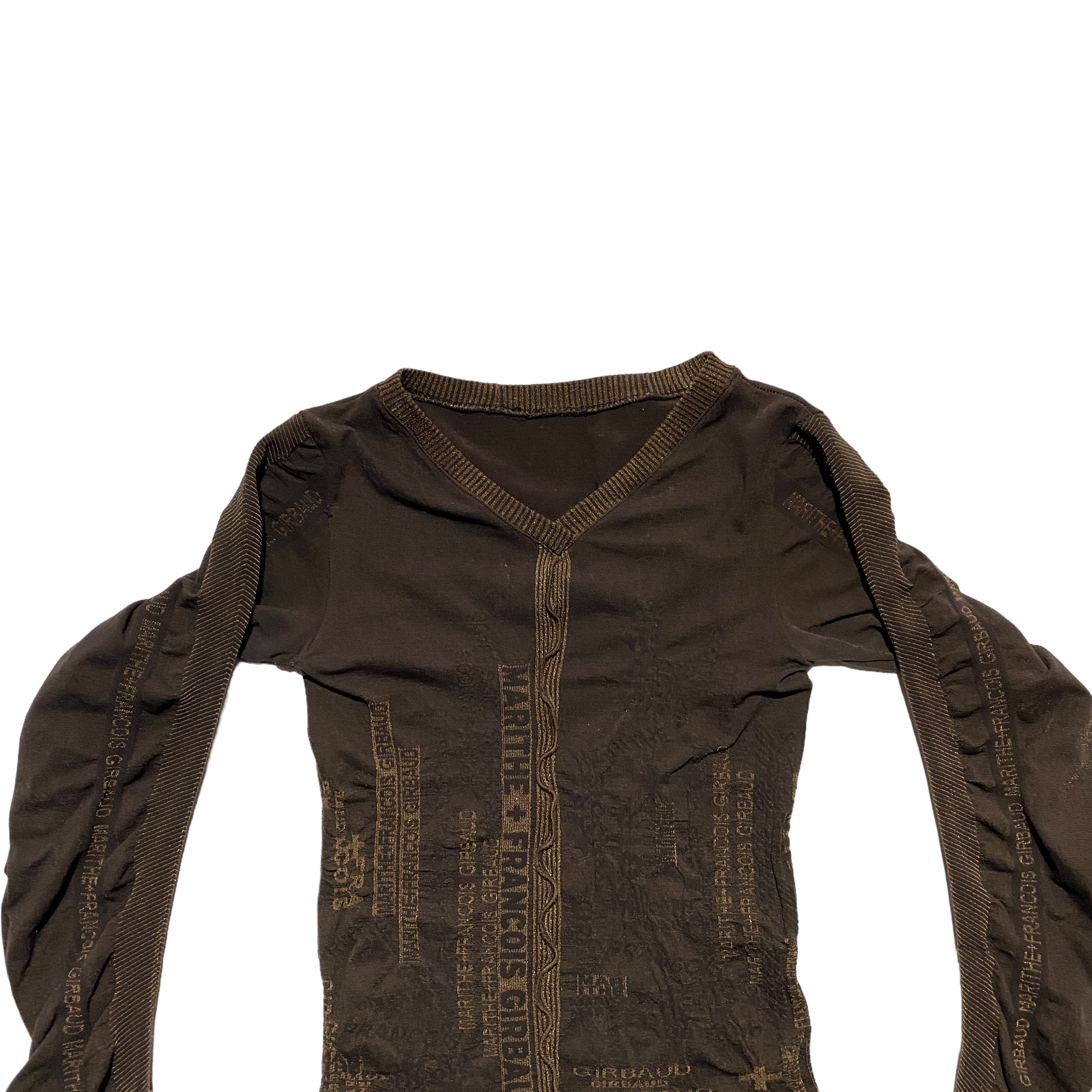 00's Marithé François Girbaud Longsleeve Top (XS-M)