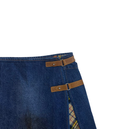 00's Jean Paul Gaultier Jeans Mini Skirt (34W)