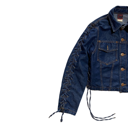 90’s Gaultier Jeans Bondaje Trucker Jacket (40)