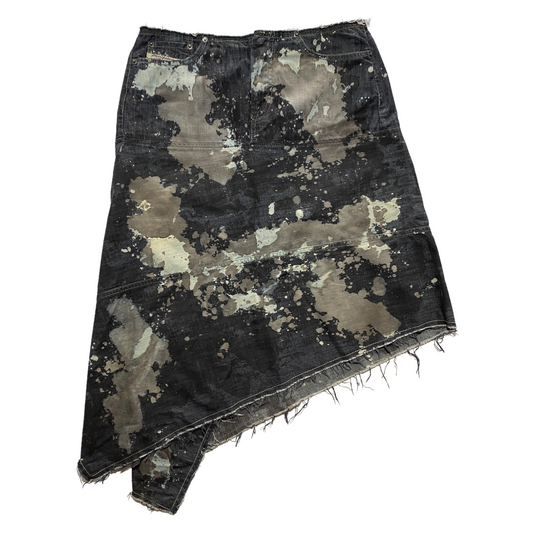 00’s Diesel Asymmetric Printed Skirt (38W)