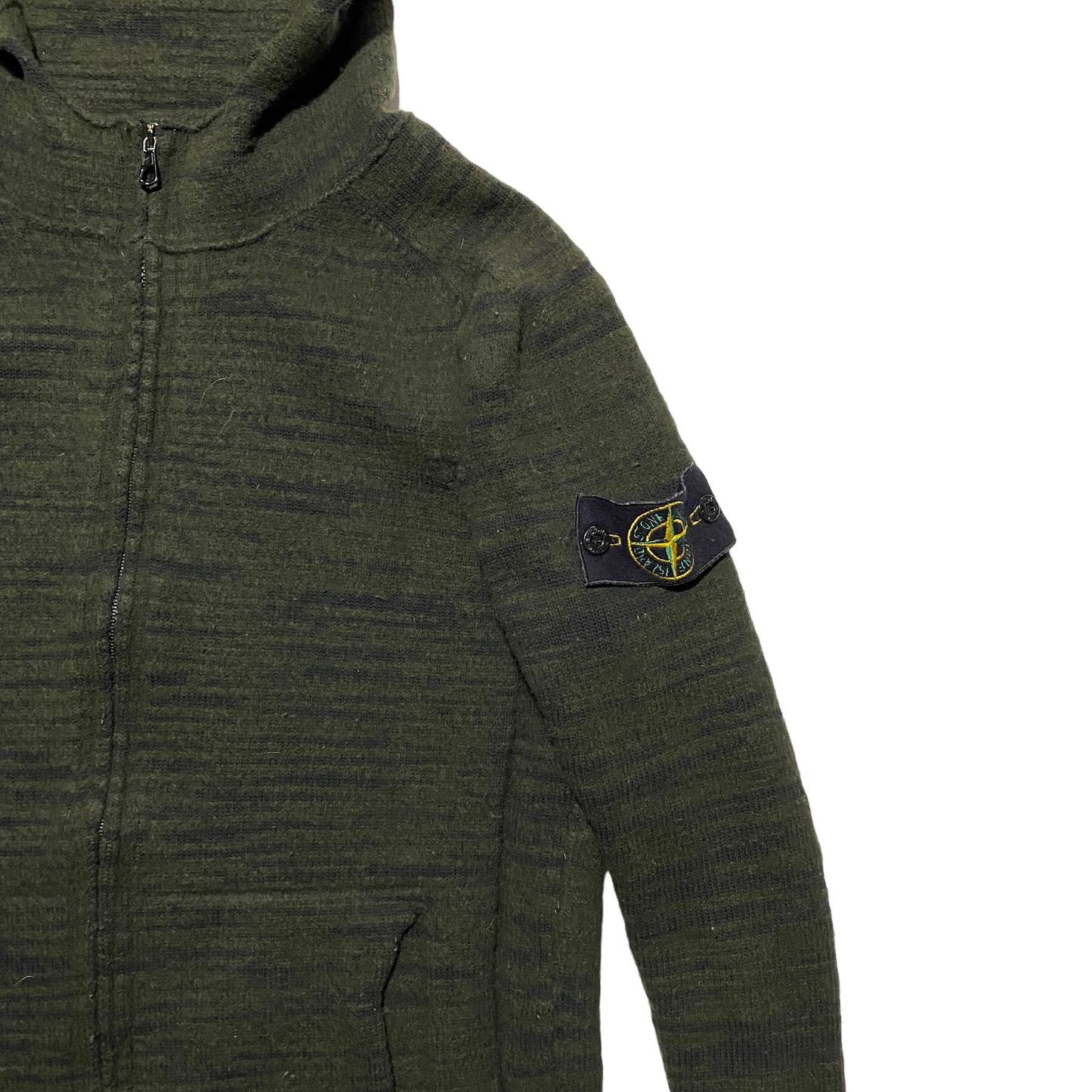 F/W 2003 Stone Island Knit Hoodie (M)