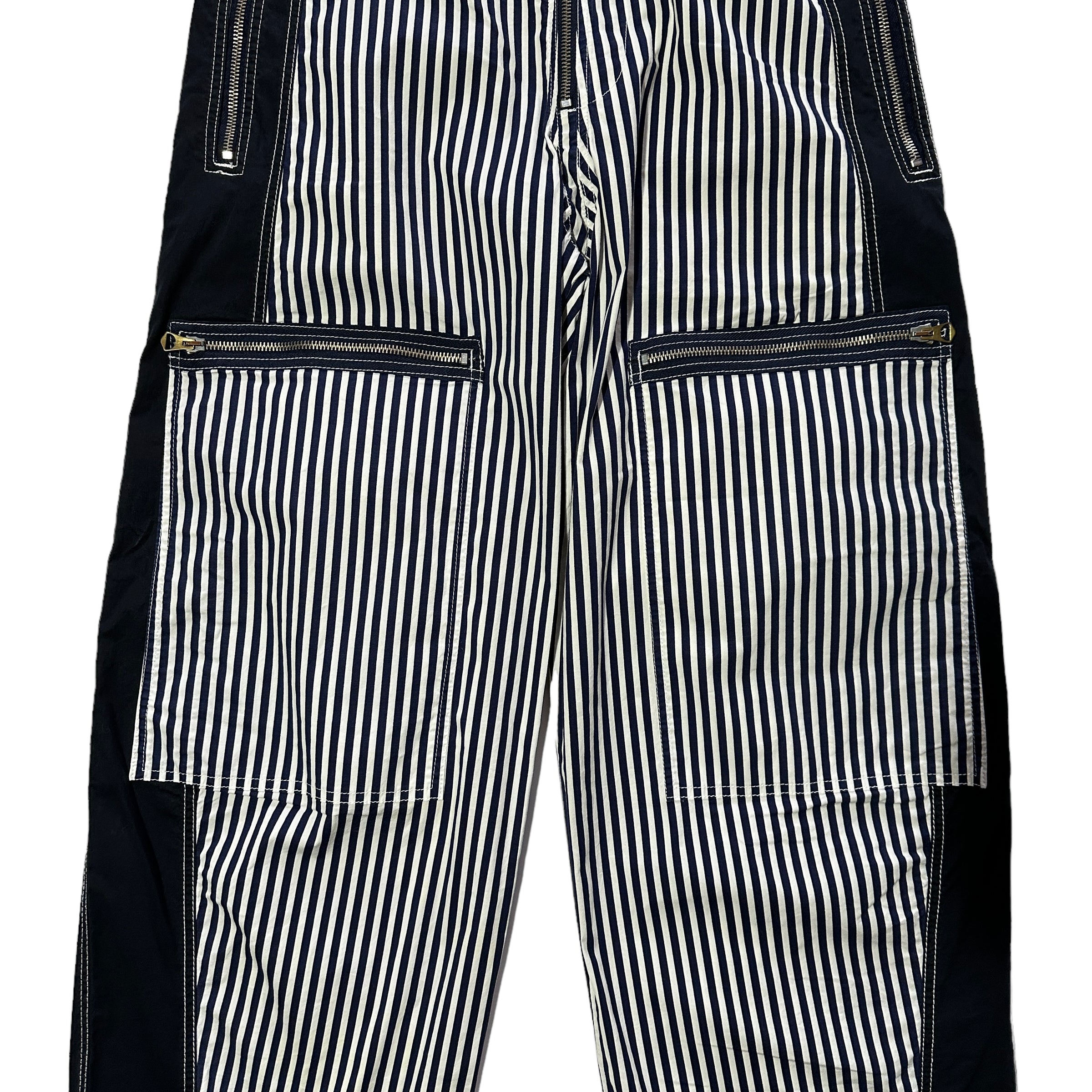 00’s Armani Striped Cargo Pants (39W)