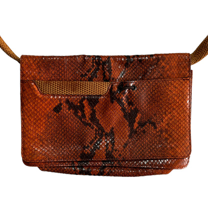 F/W 1999 Miu Miu Python Mesh Orange Bag