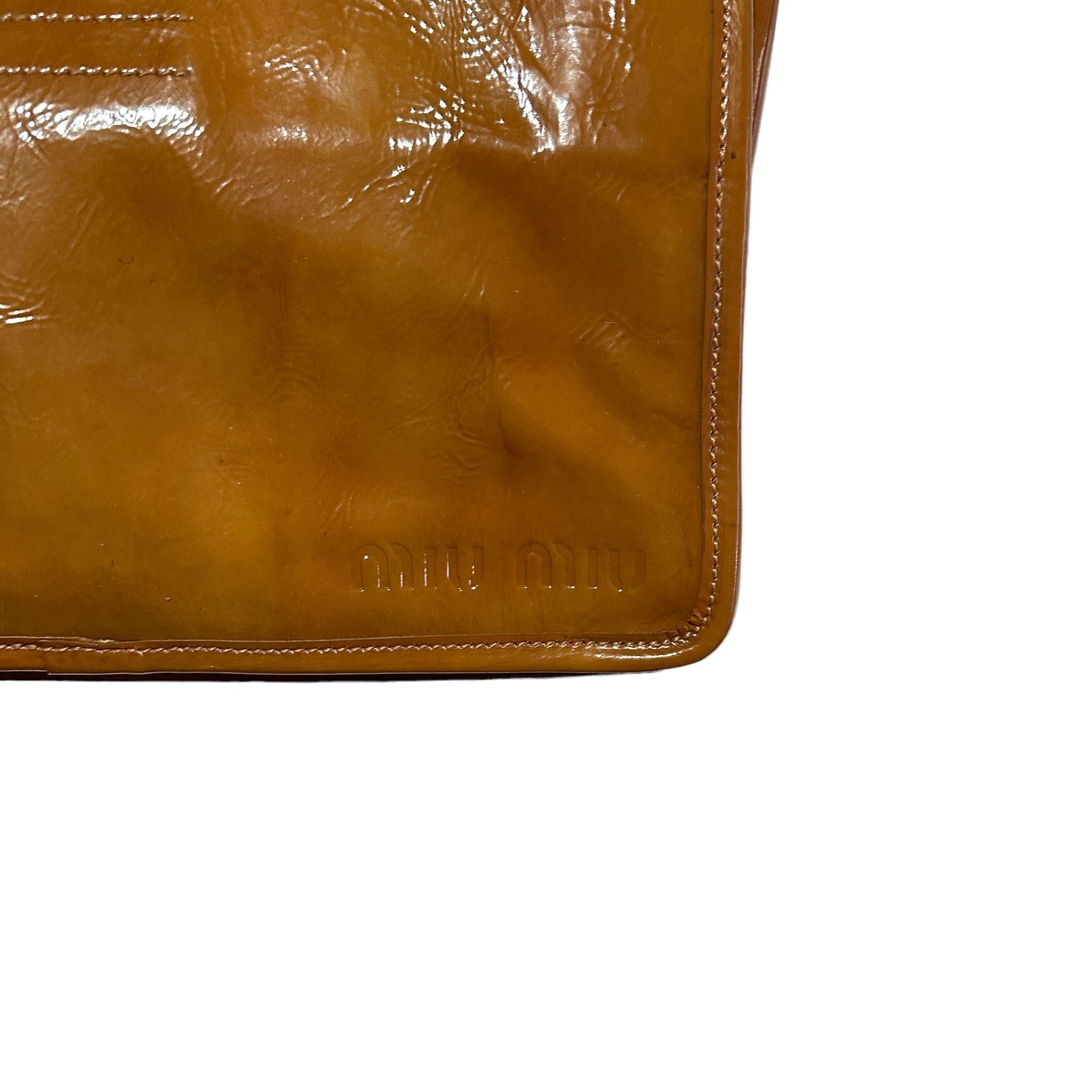FW 1999 Miu Miu Patent Leather Shoulder Bag