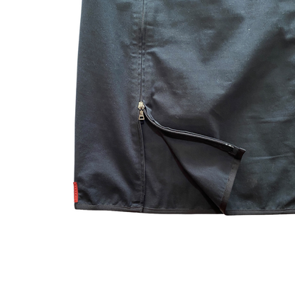 00’s Prada Sport Double Zip Cotton Knee Skirt (38W)