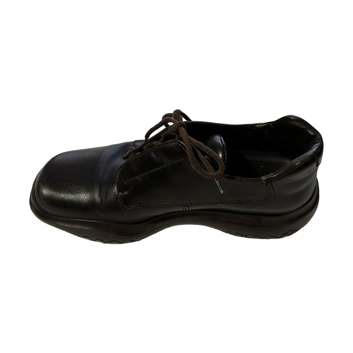 F/W 1999 Prada Vibram Brown Leather Shoes (40EU)