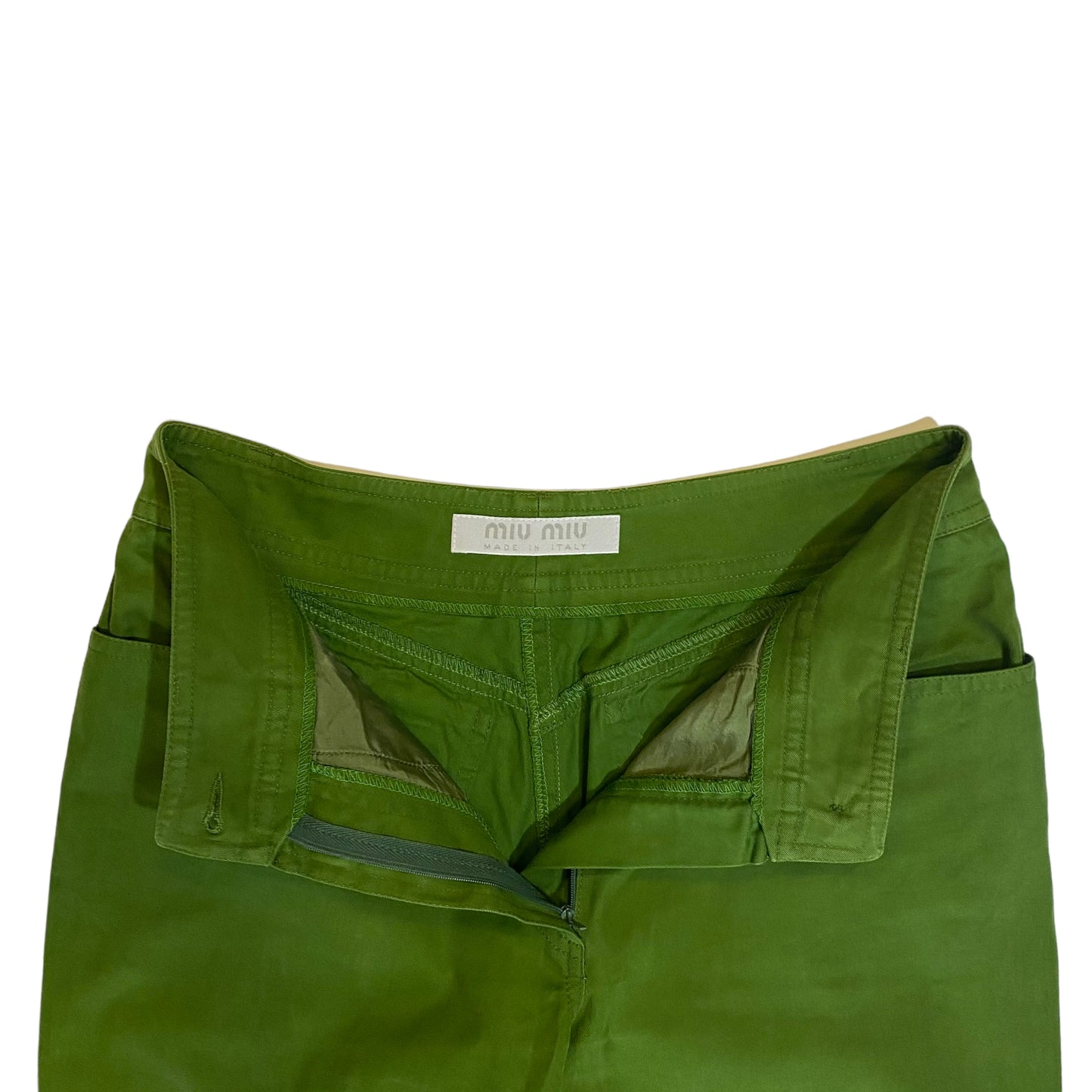 00's Miu Miu Green Pant (34W)