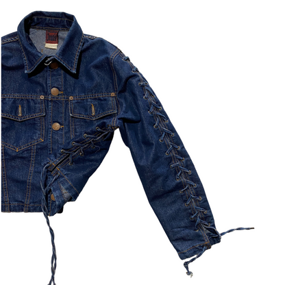90’s Gaultier Jeans Bondaje Trucker Jacket (40)