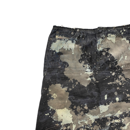 00’s Diesel Asymmetric Printed Skirt (38W)