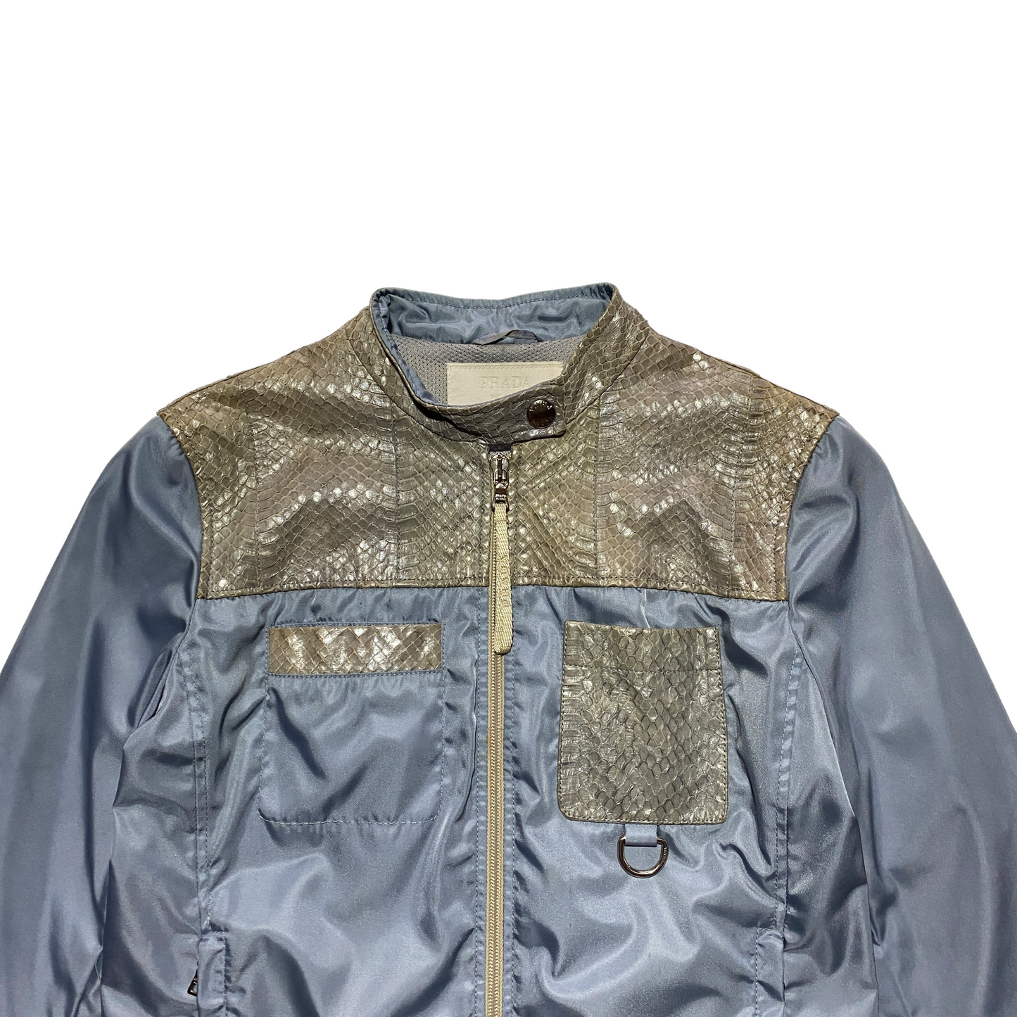 【扁桃炎】Prada 1999 Womens Jacket F/W 1999 Prada Python Biker Jacket (40) – Bintagged