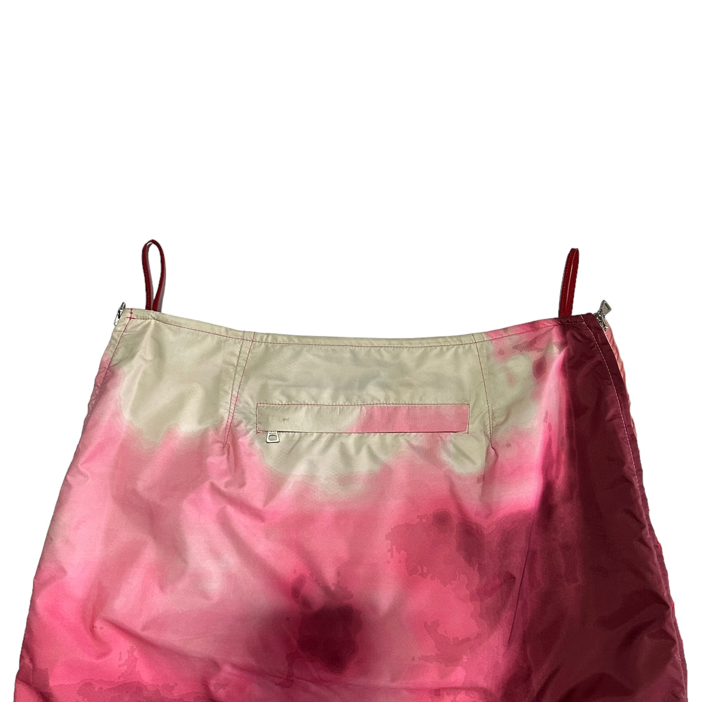 S/S 2000 Abstract Pink Cloud Print Skirt (42)