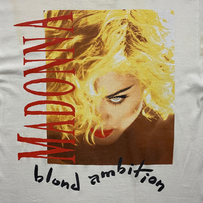 1990 Madonna Blond Ambition Vintage Tultex Tee (L)