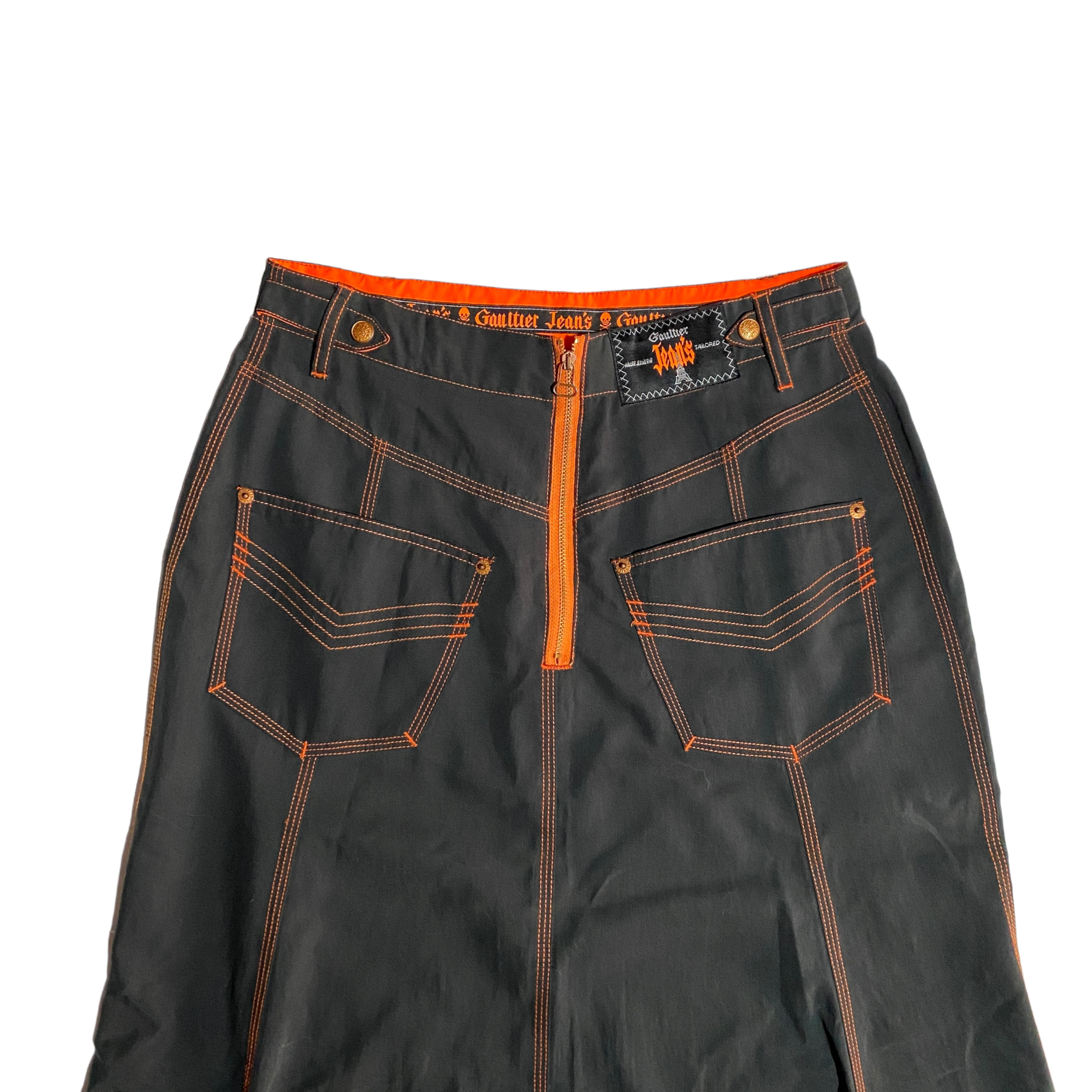00's Jean Paul Gaultier Jeans Midi Skirt (37W)