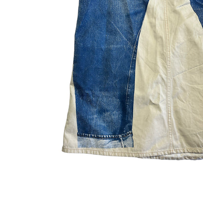 90’s Jean Paul Gaultier Trompe L'oeil Jeans Skirt (W38)