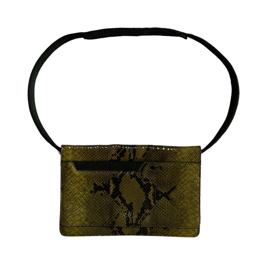 F/W 1999 Miu Miu Python Mesh Green Shoulder Bag