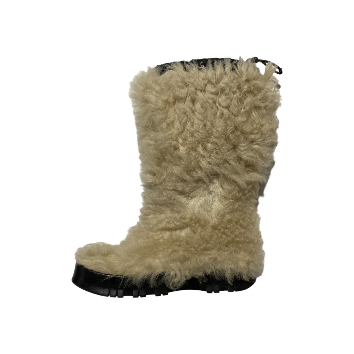 00´S Prada Faux Fur Boots (38/39EU)