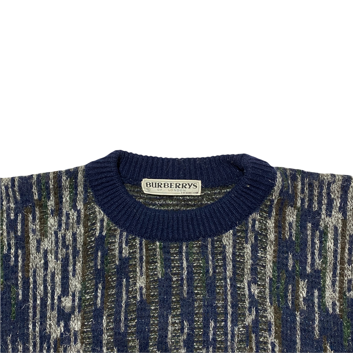 80's Burberrys Knit Jersey (L)