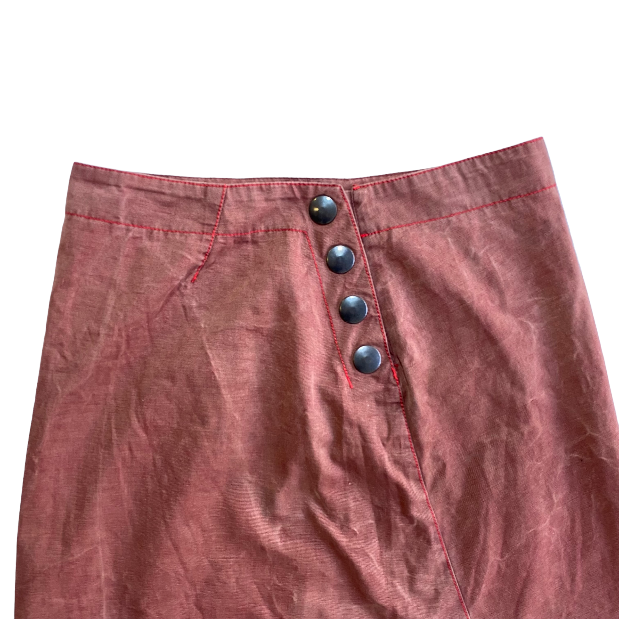 00’s Cop Copine Asymmetric  Midi Skirt (36W)