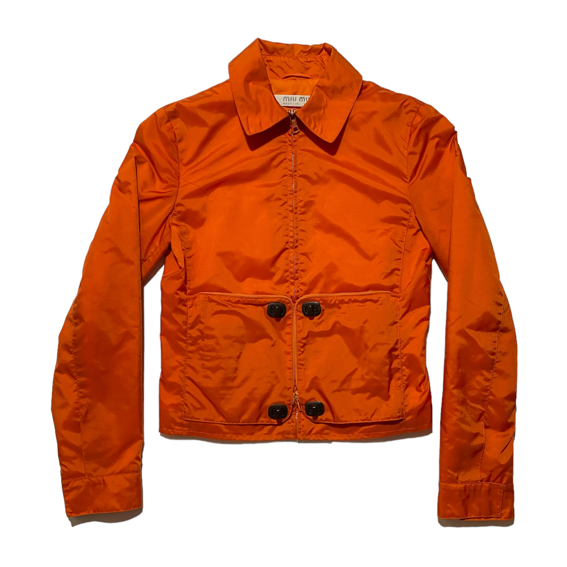 1999 Miu Miu Hidden Pockets Jacket (42) – Bintagged 1999 Miu Miu Hidden Pockets Jacket (42) – Bintagged