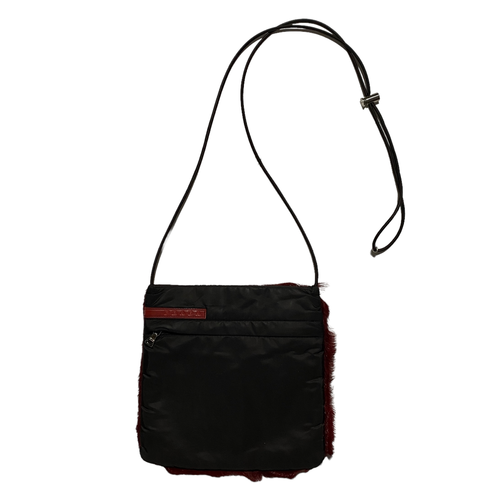 Prada Vintage Crossbody Bag in Red for Men