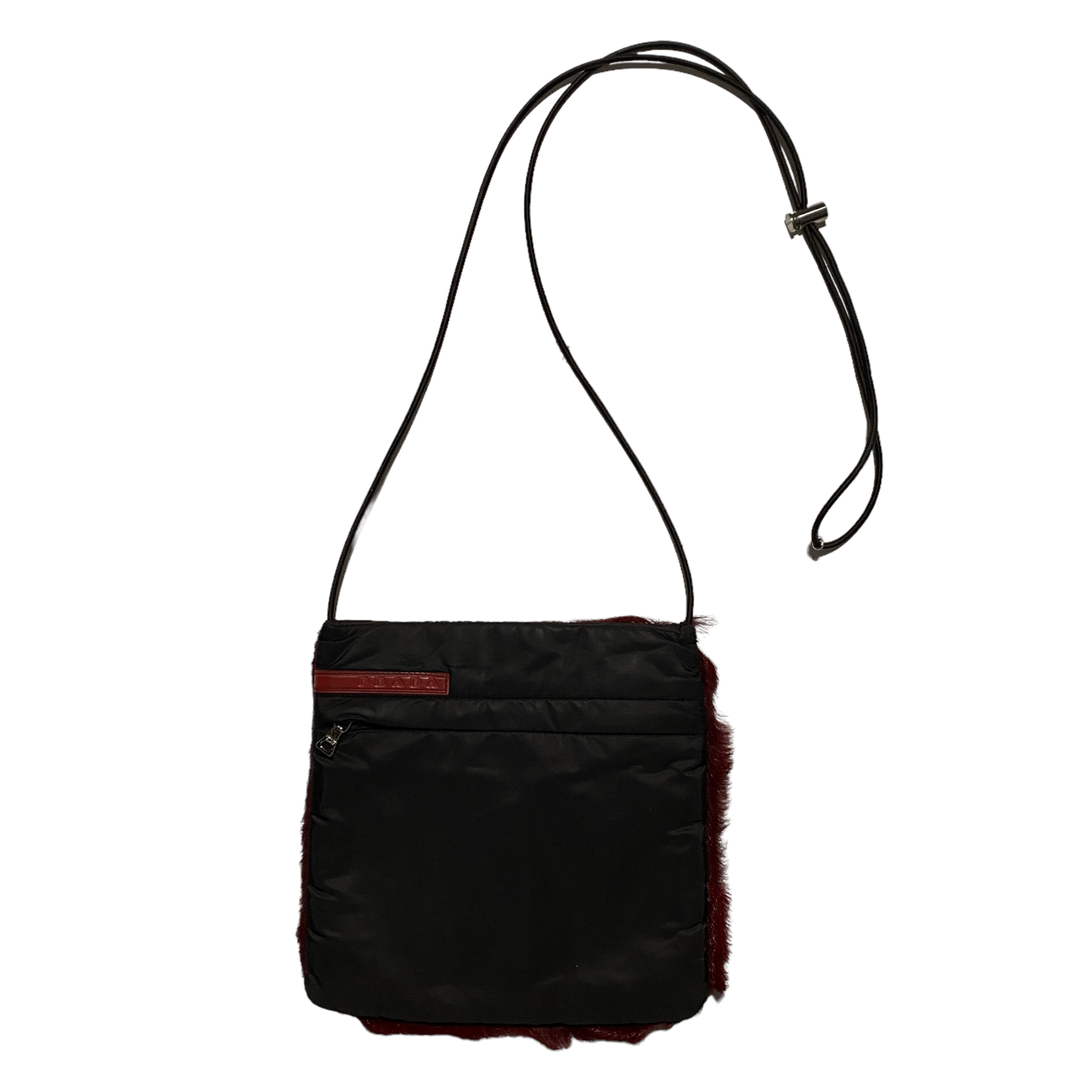1999 Prada Sport Fur Side Bag