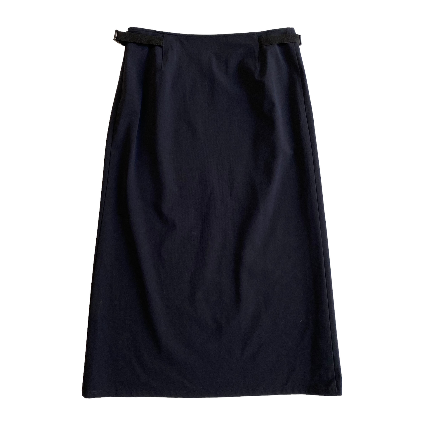 00’s Samsonite 'Travel Wear Collection' Adjustable Waist Midi Skirt (38W)