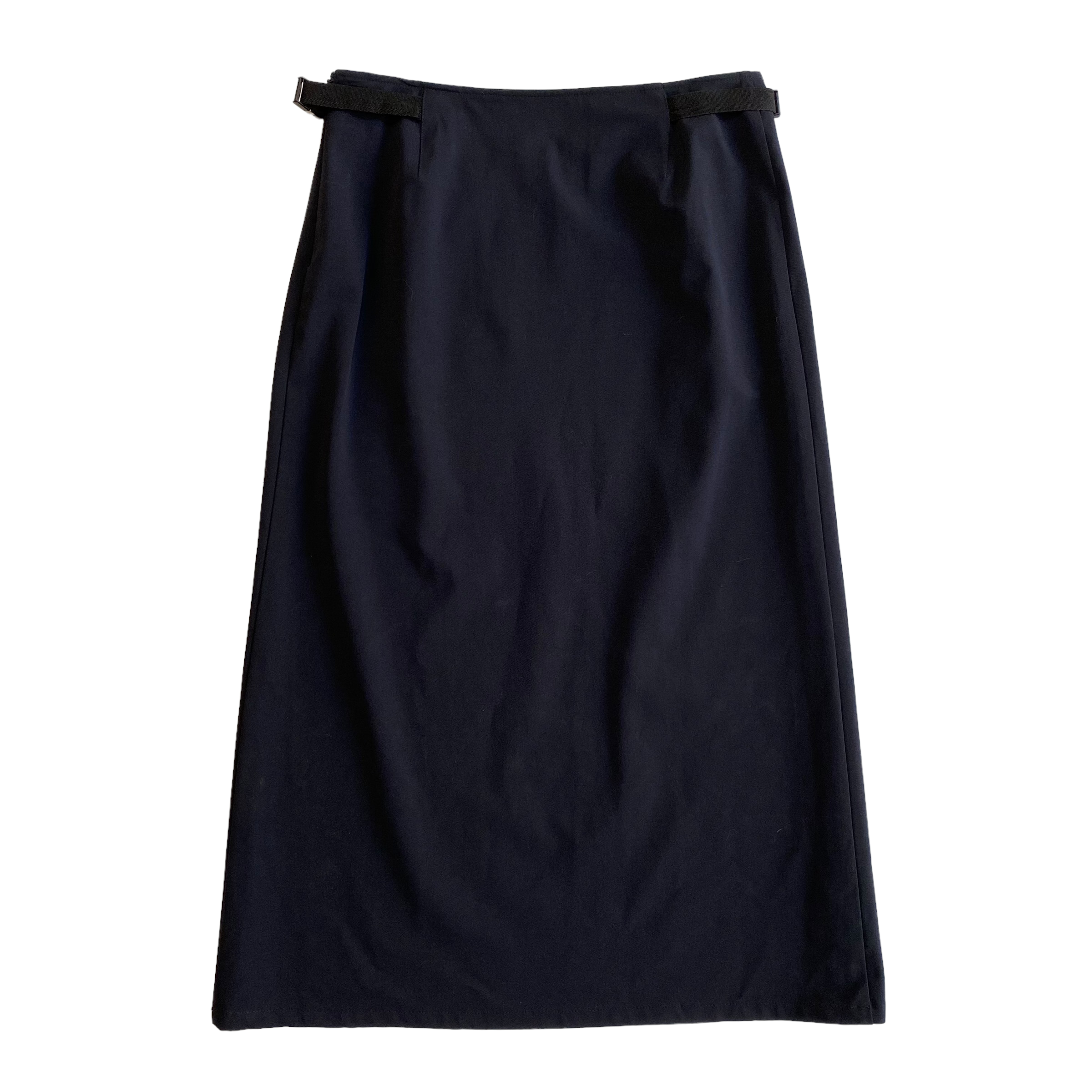 00’s Samsonite 'Travel Wear Collection' Adjustable Waist Midi Skirt (38W)