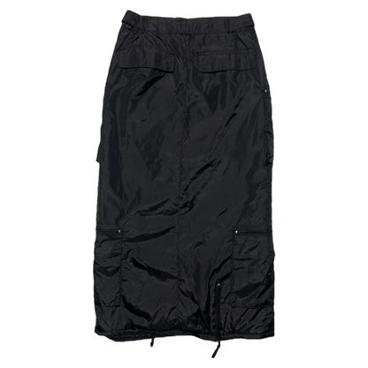 00's DKNY Cargo Midi Parachute Skirt (34-36)