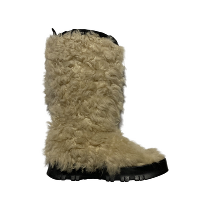 00´S Prada Faux Fur Boots (38/39EU)