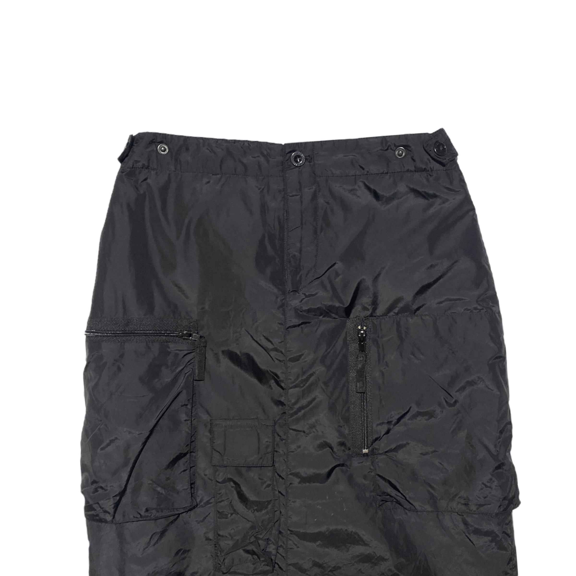 00's DKNY Cargo Midi Parachute Skirt (34-36)