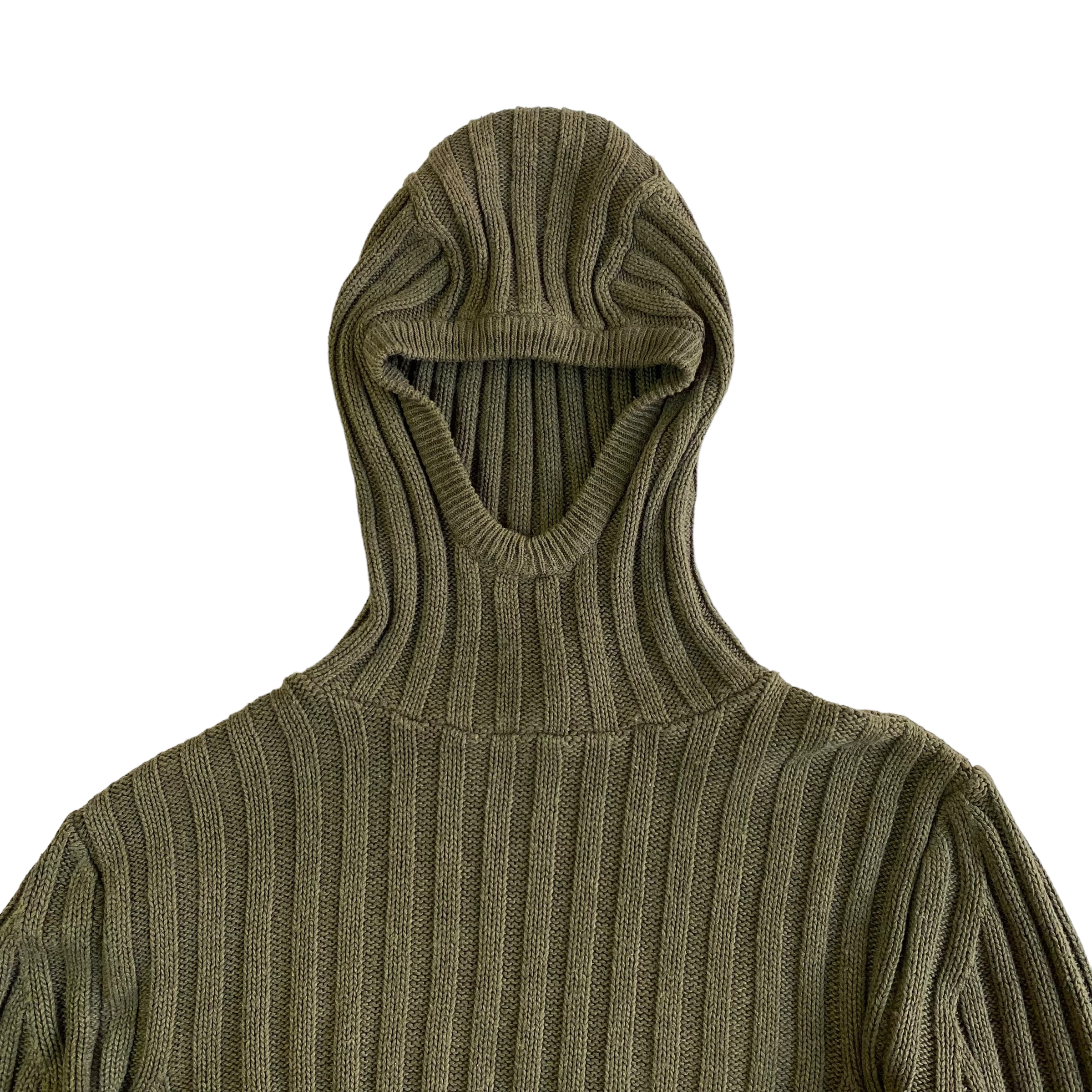 00's Diesel Indigo Tech Hooded Sweater (M)