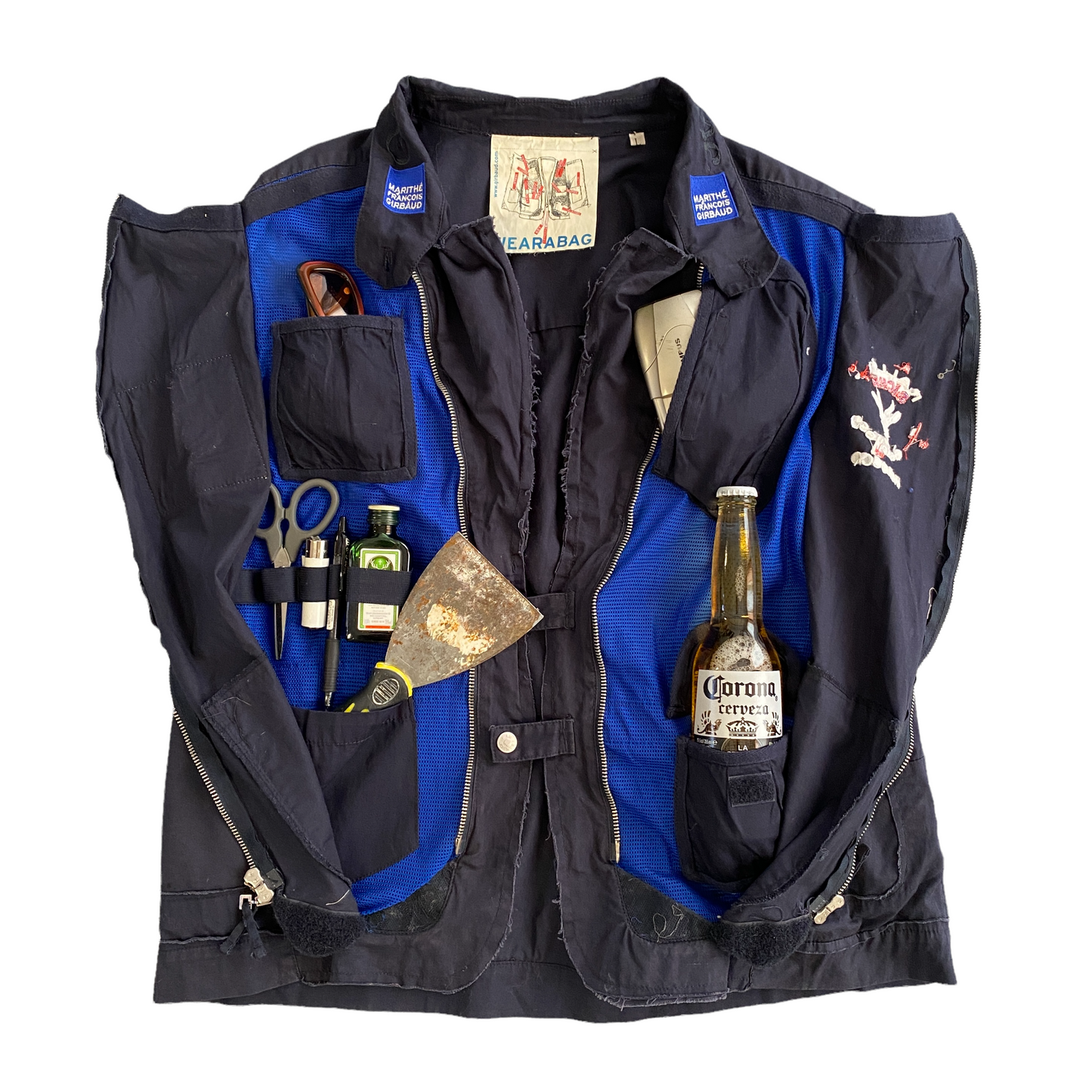 00's Marithé François Girbaud “Waearabag” Tech Vest (L)